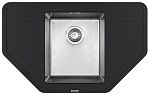 Кухонная мойка Florentina Комби С 80 см, антрацит FSm