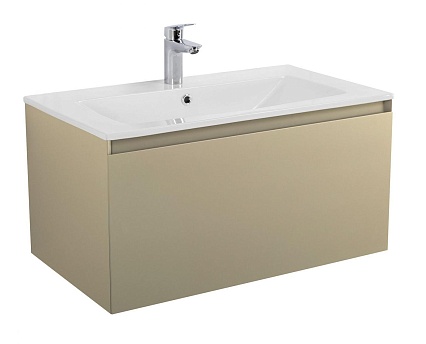 Мебель для ванной Art&Max Latina 80 см Серо-бежевый матовый