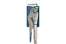 Зажимные клещи Hoegert Technik прямые губки, 250 мм HT1P382