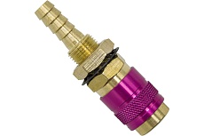 Быстросъемное соединение с резьбовой втулкой М NW5 - штуцер 8 мм (Red) Оберон FA3076