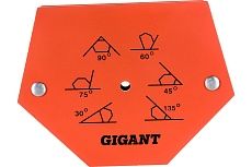 Угольник магнитный шестиугольник 50LBS (30, 45, 60, 75, 90, 135 град; усилие 23 кг) Gigant G-0516