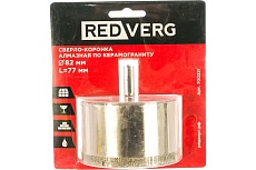 Сверло-коронка алмазная по керамограниту 82 мм Redverg 6627094