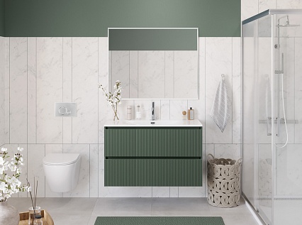 Мебель для ванной BelBagno Uno-Mini 100 см Еловый матовый