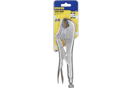 Пассатижи с фиксатором, прямые губки, 250мм Irwin 10R T0102EL4