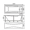 Акриловая ванна Marka One Raguza 180x80