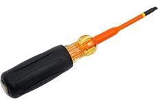 Отвертка IEK Arma2l 5 диэлектрическая slim pz/sl1x80 т3 A2L5-SC31-T3-ZS-10-080
