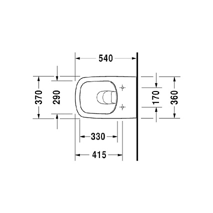 Подвесной унитаз Duravit DuraStyle 45510900A1 (с крышкой SoftClose)