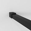 Душевая перегородка Niagara Nova NG-680-10BLACK 100x195 прозрачная с рисунком, профиль черный матовый
