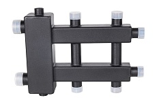 Коллектор (дублер компакт) с гидроразделителем Rommer Rdg-0060-024013 на 1+1+1 контура, до 60 квт RG0091IIMS3O8H