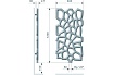 Дизайн-радиатор Primoclima Geom 1200x600 мм, белый матовый RAL9016