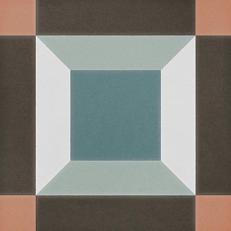 Керамогранит DNA Tiles Sync Cube Blue 15x15 см, 125640