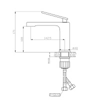 Душевой набор Agger Beauty A2631100 3в1 хром