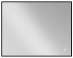 Зеркало Vincea VLM-3VN800B 80x60 см, сенсорный выключатель и диммер, черный