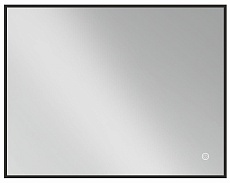 Зеркало Vincea VLM-3VN800B 80x60 см, сенсорный выключатель и диммер, черный