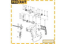 Дрель ударная PROCRAFT PS1650