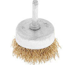 Щетка чашка металлическая со шпилькой 50 мм для дрели Тундра 1032349