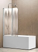 Шторка для ванны Vincea VSB-12 114x140 хром, шиншилла, L