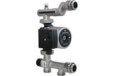 Насосно-смесительный узел с термостатическим клапаном STOUT Sdg-0120-005011 20-55c, с насосом upso 25-65, 130 mm RG0090KIK22BS4