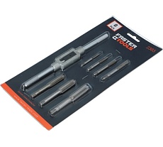 Набор метчиков Faster Tools 8 шт, М3-М12, метчик с держателем 2385