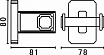 Крючок Art&Max Gotico AM-E-4886AQ бронза