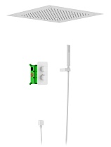 Душевой набор Timo Petruma SX-5029/16SM с термостатом, белый матовый