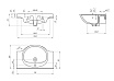 Раковина Cersanit Erica 80 см