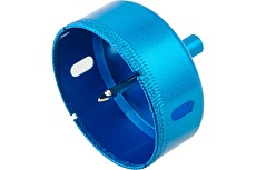 Коронка алмазная с центрирующим сверлом по керамике и стеклу 70 мм WURZ 92070