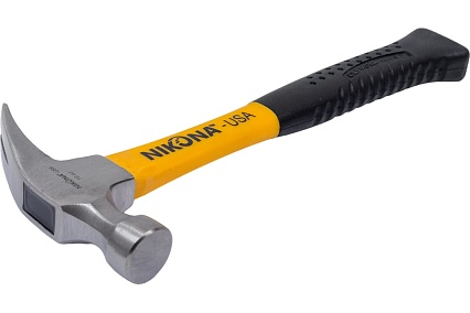 Столярный молоток NIKONA Roughneck с фибровой ручкой, 16oz 60-332