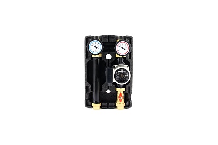 Насосная группа Uni-Fitt прямая DN25, с насосом Grundfos UPSO 25-65 180, в теплоизоляции 490G2500