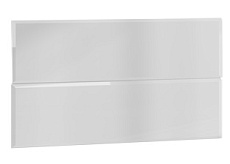 Фасад подвесной тумбы Marka One Mix 100 см для 2 ящ, стекло, белый