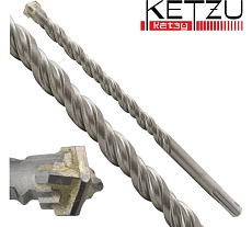 Сверло-бур по бетону с 4-мя режущими кромками 8x310 мм, SDS-plus KETZU 781944