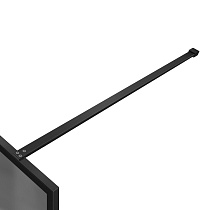 Душевая перегородка Vincea Walk-In VSW-1HP900GFB 90x200 черный матовый, матовое тонированное