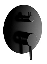 Смеситель для душа AQUAme Siena AQM8803MB черный матовый