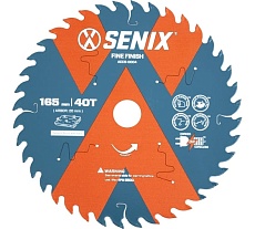 Диск пильный по дереву 165х20 мм, 40Т SENIX AECS-0004