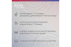 Дренажный насос для грязной воды Oasis DN 150/6 4670004376911