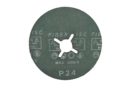 Фибровый круг Long Abrasive AF 561 оксид алюминия, 125x22.23мм, P24, 10 шт D11010-10
