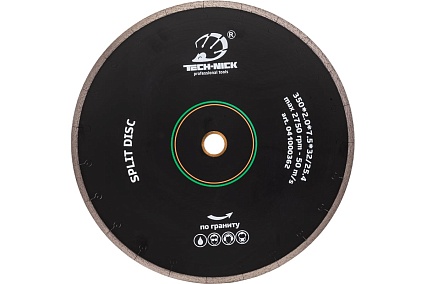 Диск алмазный сплошной по граниту SPLIT DISC (350х32/25.4 мм) TECH-NICK 41000362