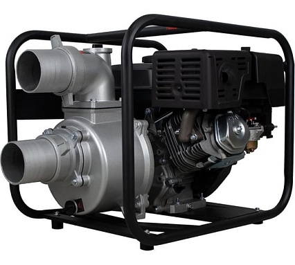 Мотопомпа Verton WP 100/1600 13л.с/389см3, 100мм/4", 1600л/мин, 96м3/ч,h8м/30, d8мм 01.17548.17555