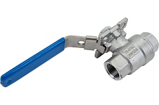 Кран DN.ru КШМП.316.230-ISO Ду15 Ру63 SS316 резьбовой с ISO фланцем D160-05351
