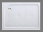 Поддон для душа BelBagno TRAY-BB-AH-100/80-15-W-L 100x80 прямоугольный, левый