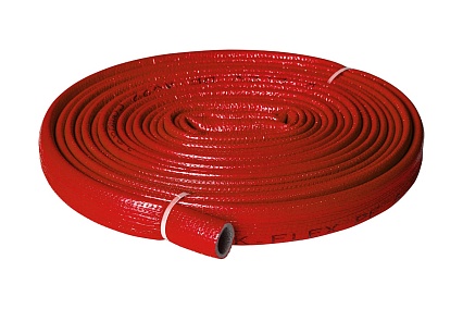 Теплоизоляция для труб K-FLEX PE COMPACT в красной оболочке 28/6 бухта 10м R060282103PECR