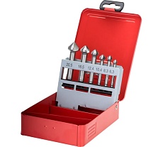 Набор зенковок 6 шт, 6.3-20.5 мм, HSS-G, 90 градусов RUKO 102152