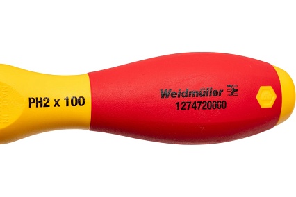 Изолированная отвертка Weidmuller SDIK PH2 SL 1274720000