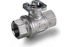 Шаровой кран RUB TORINO 1 DN25 PN40, ВР-ВР, S.64, усиленный, под привод S64F00