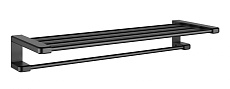 Полка для полотенец Wonzon&Woghand WW-V3902-MB черный матовый