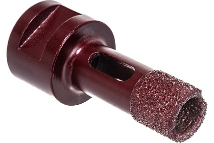 Коронка алмазная вакуумная по камню D16-15W-40L-M14 (16х40 мм; М14) Messer 06-35-016