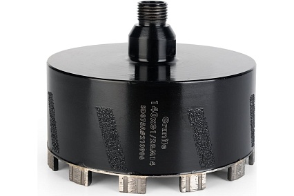 Сверло турбо-сегментное Brazed 1/2", M14, 140 мм, 50 мм TECH-NICK 001.600.9577