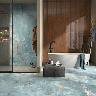 Керамогранит Imola Ceramica The Room Blu Aq6 12 Lp 60x120 см, BLUAQ612LP