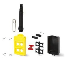 Двухрядный корпус для пульта управления Giovenzana 4 отверстий PLB04K