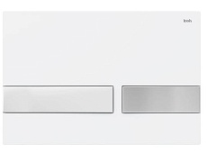 Кнопка смыва Iddis Unifix UNI06WCi77 матовый белый/хром